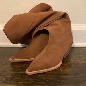 Free People Sway Low Slouch Boot Size 36